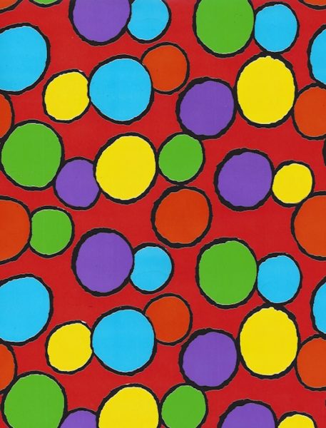 Bright Crazy Dots Giftwrap