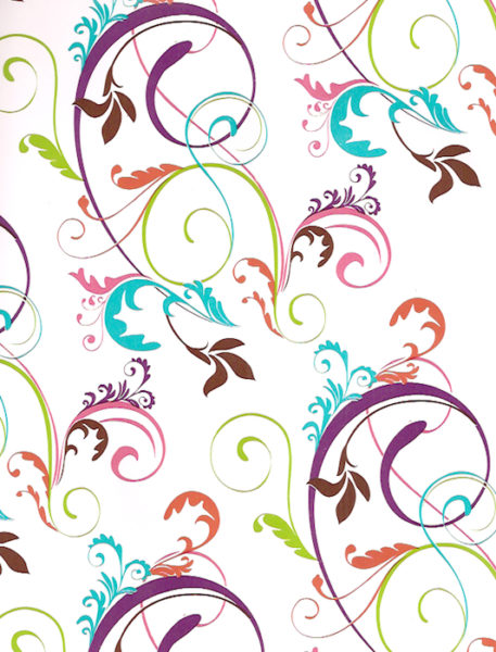 Colorful Swirls Giftwrap