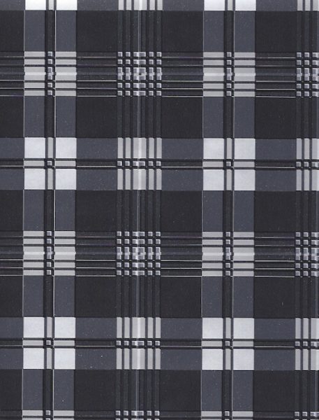 Black and Silver Plaid Giftwrap