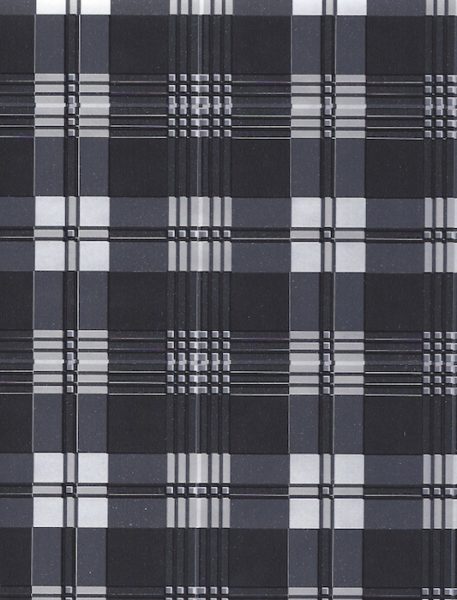 Black and Silver Plaid Giftwrap