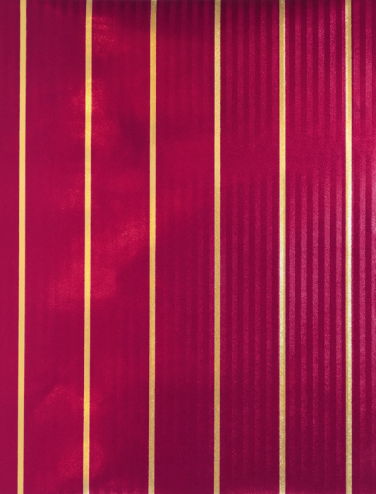 Stripe White and Burgundy Lines Wrapping Paper by Velour