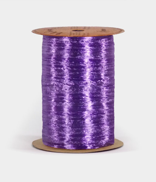 Purple Pearlized Raffia
