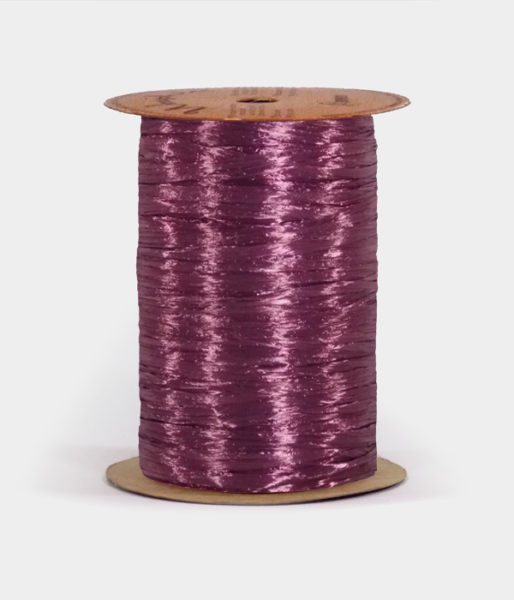 Wine Pearlized Raffia