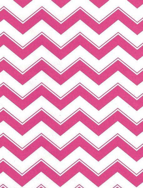 Hot Pink Chevron Giftwrap