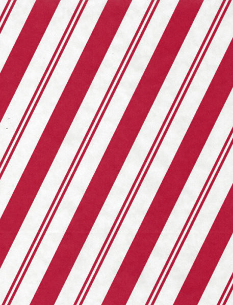 Red Slant Stripe Gift Wrap