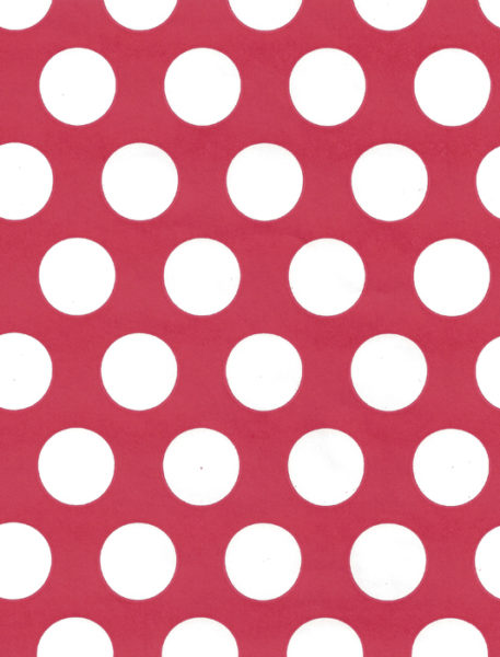 White Dot on Red Gift Wrap